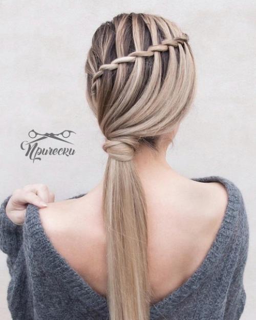 Стильные плетения.  Как заплетать волосы, чтоб выглядеть стильно и модно этой весной? 04