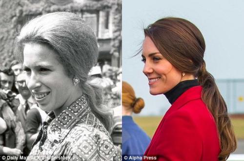 Герцогиня кембриджская кэтрин старается подражать стилю 1970-х принцессы Анны? 03