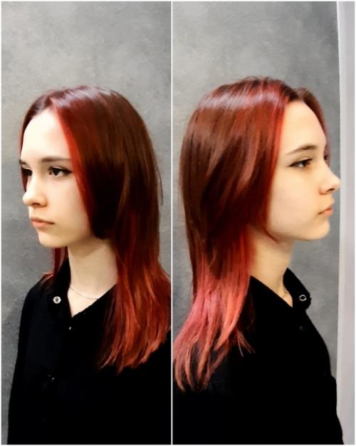 Модные стрижки в стиле моллет. 02