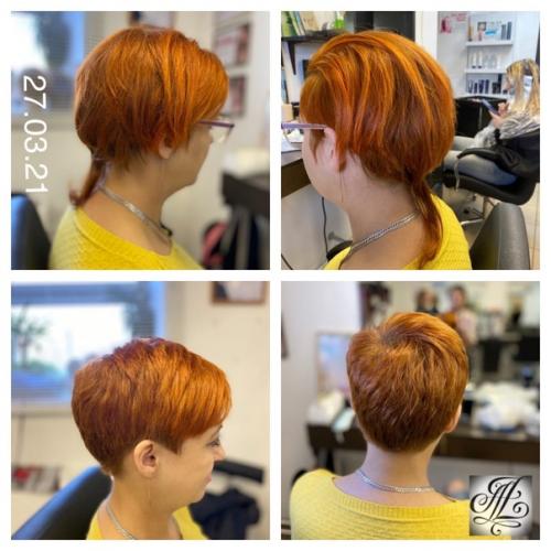 Изменить свой образ, придать ему элегантности и в то же время немного дерзости, можно при помощи модной короткой стрижки. 05