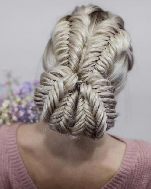 Стильные плетения.  Как заплетать волосы, чтоб выглядеть стильно и модно этой весной? 02