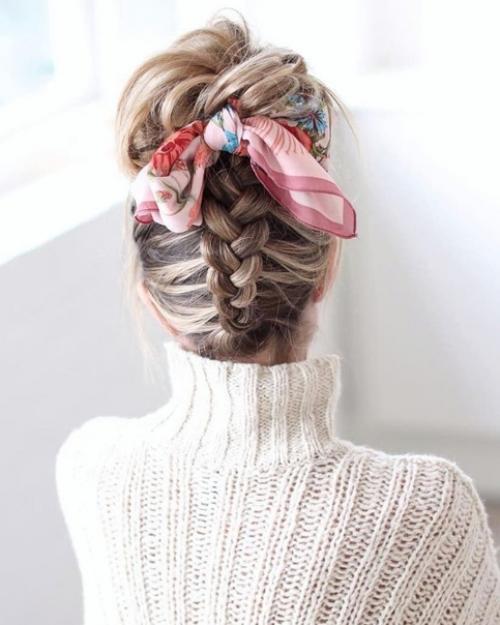 Стильные плетения.  Как заплетать волосы, чтоб выглядеть стильно и модно этой весной? 03