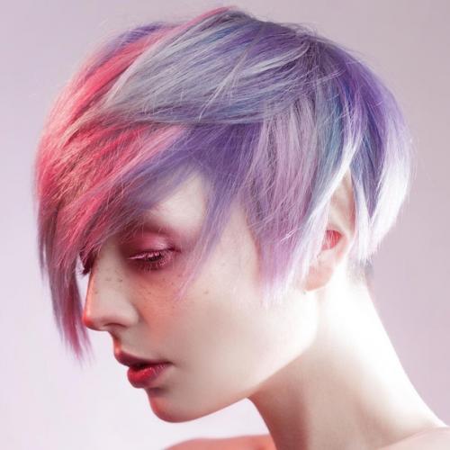 Короткий боб. Стрижка и окрашивание Kerastase. 03