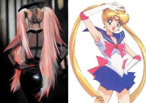 Сейлор Мун.  Прическа на длинные волосы в стиле известного персонажа аниме? 01