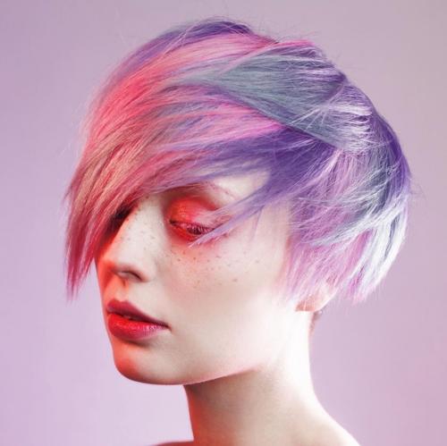 Короткий боб. Стрижка и окрашивание Kerastase. 05