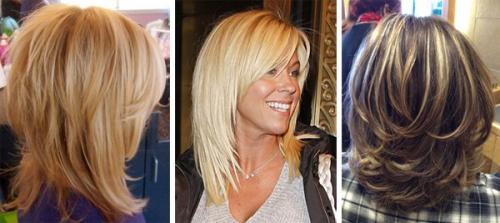 Красивые варианты причёсок для волос различной длины Каскад, рапсодия, Елена, Аврора. 01