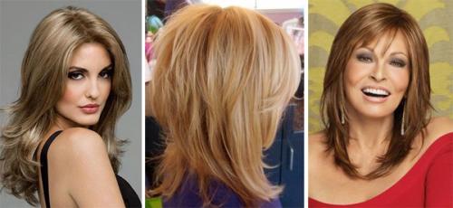 Красивые варианты причёсок для волос различной длины Каскад, рапсодия, Елена, Аврора. 05