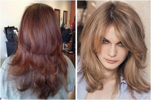 Красивые варианты причёсок для волос различной длины Каскад, рапсодия, Елена, Аврора. 03