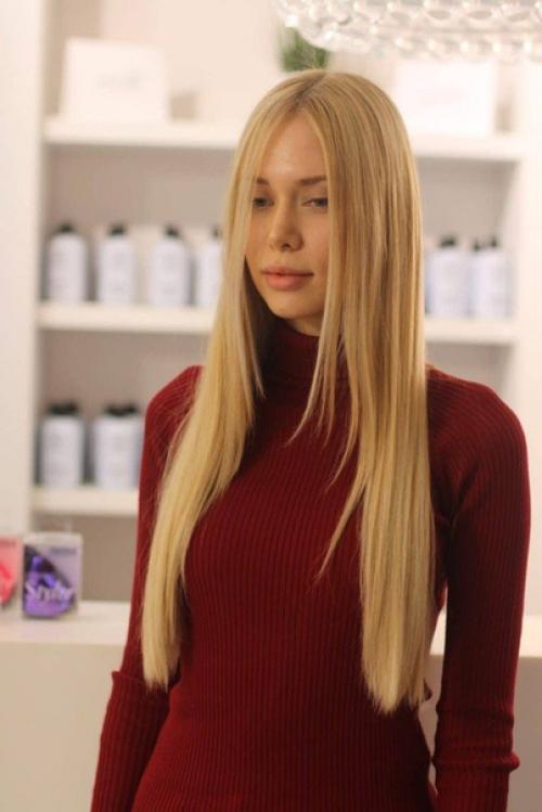 Ровные прямые волосы. 02