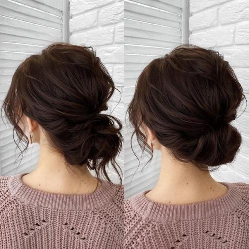 Варианты причёски на длину до плеч. 02