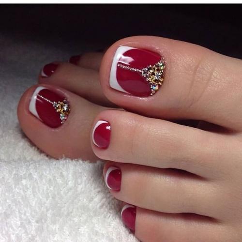 Идеи красивого педикюра. 05