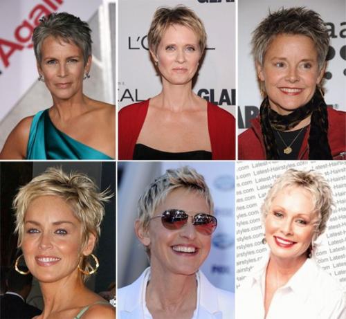 Короткие стрижки для женщин после 50: элегантность и стиль. 08