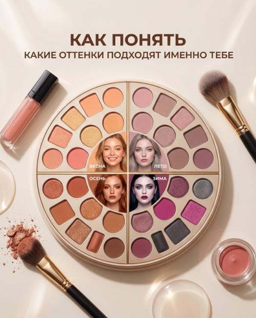 Правильно подобранные оттенки могут сделать кожу визуально свежее, а взгляд ярче даже без сложного макияжа. 
