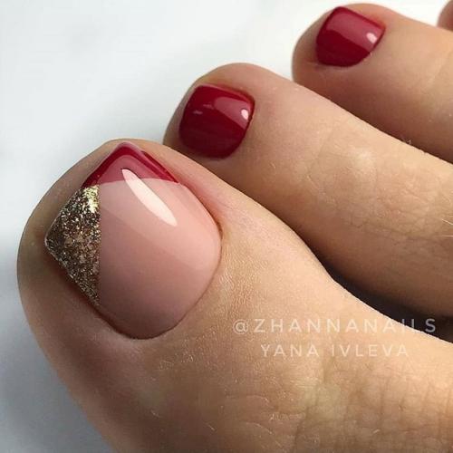 Идеи красивого педикюра. 04