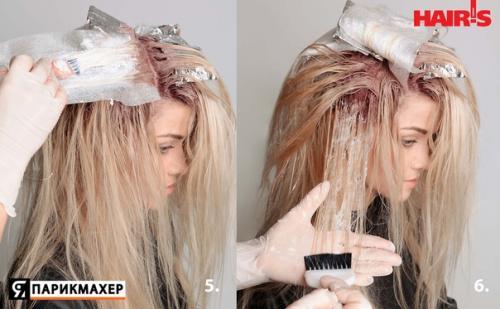 Схема@Gazetap. Окрашивание L'Oreal Professionnel. 03 Схема@Gazetap. Окрашивание L'Oreal Professionnel. 03