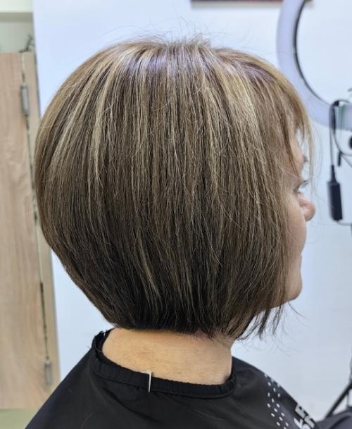 Милой Ольге окрашивание и стрижка идёт очень! 03