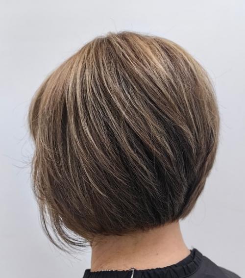 Милой Ольге окрашивание и стрижка идёт очень! 04