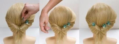 Очень красивая коса из вывернутого хвоста - идеальный вариант прически на лето! 05 Очень красивая коса из вывернутого хвоста - идеальный вариант прически на лето! 05