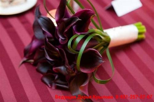 Букет невесты из орхидей. 01