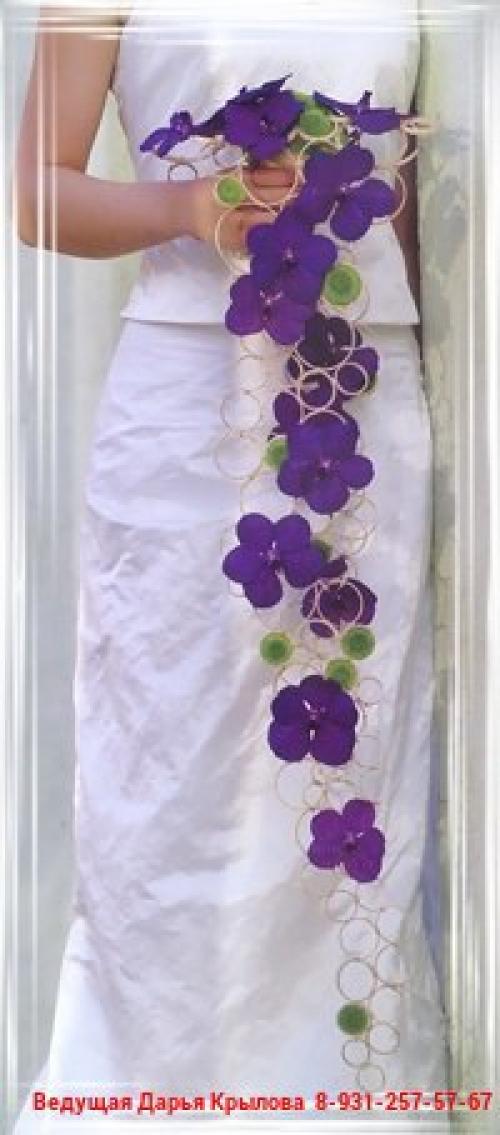 Букет невесты из орхидей. 05