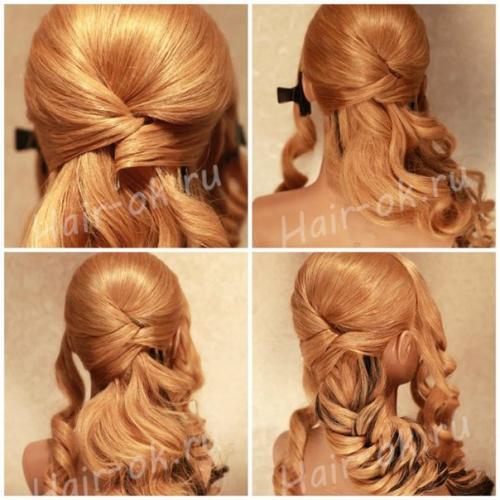 Модная коса колосок в греческом стиле? 04