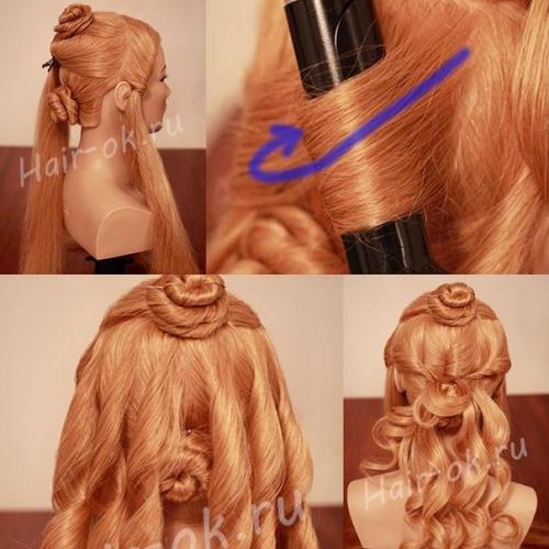 Свадебная прическа с маленькой диадемой. 01 Свадебная прическа с маленькой диадемой. 01