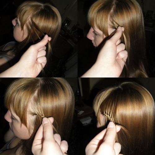 Фото - урок красивой прически с косой? 02 Фото - урок красивой прически с косой? 02