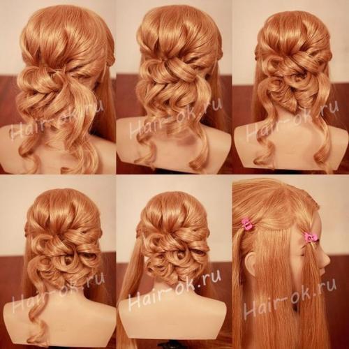 Свадебная прическа с маленькой диадемой. 05 Свадебная прическа с маленькой диадемой. 05