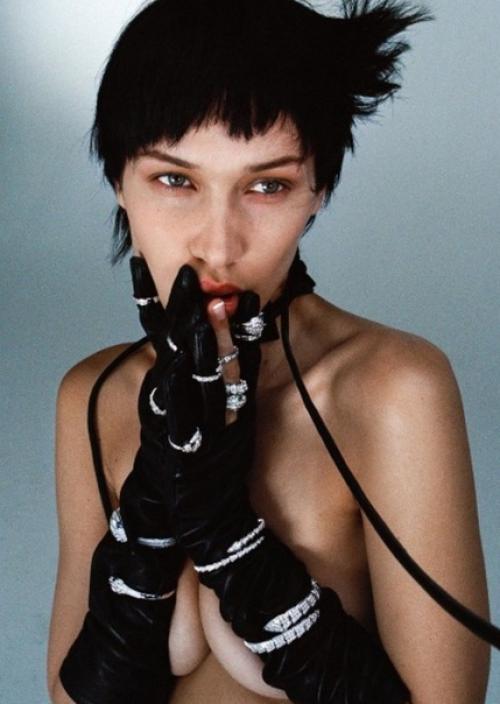 22-Летняя Белла хадид для обложки модного журнала Pop снялась. 02