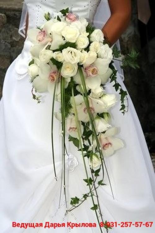 Букет невесты из орхидей. 02