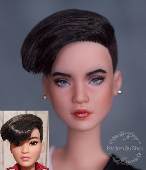 В продаже желанная новинка ооак - 2021 Barbie Looks Asian Petite Kit Doll. 01