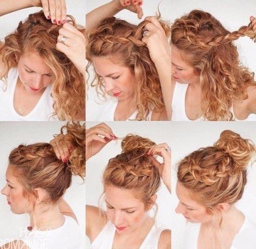 Уроки причесок с собранными волосами? 02