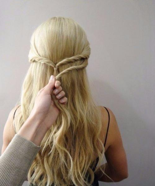 Легкая прическа.   Сохрани себе, чтобы не потерять. 03