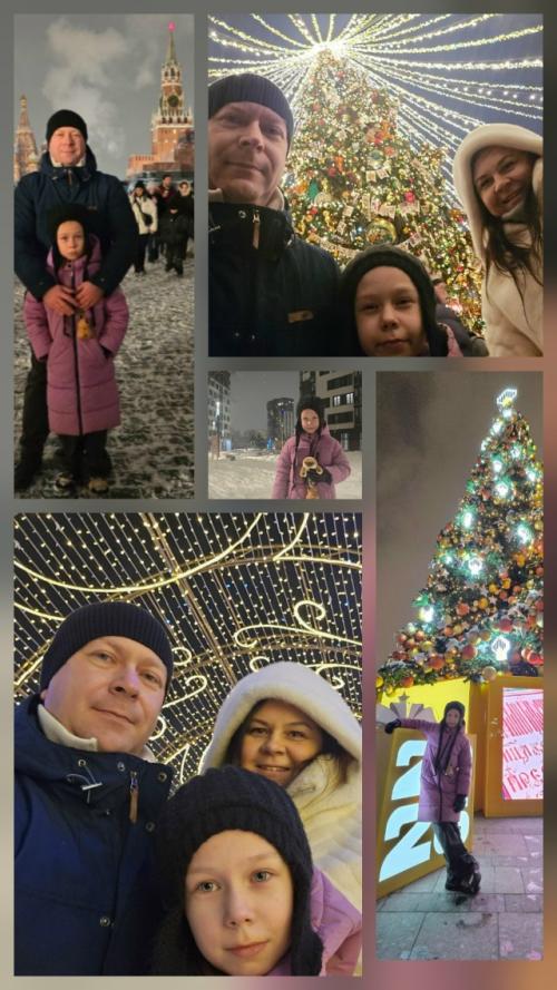 Задача: сделать идеальное фото у главной ёлки. 
