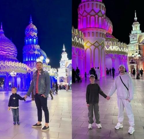 Мы Вернулись: Сергей Лазарев повторил семейные фото с сыном в Дубае спустя 7 лет. 02