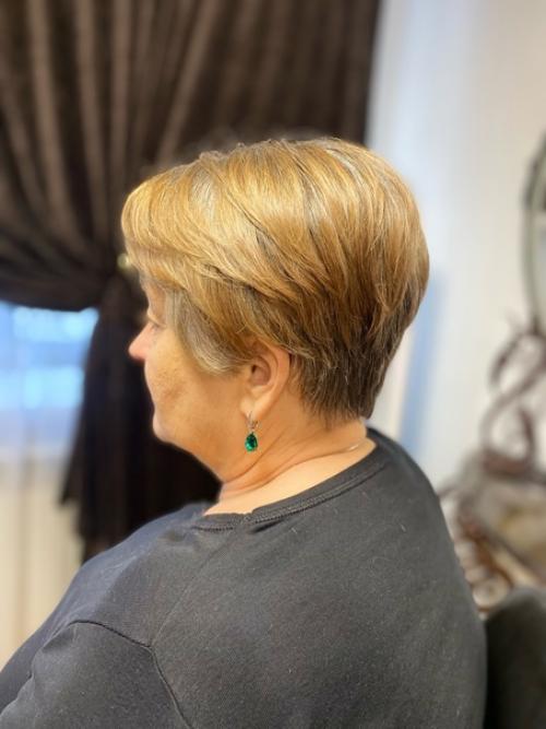 Стрижка для тонких волос. 01