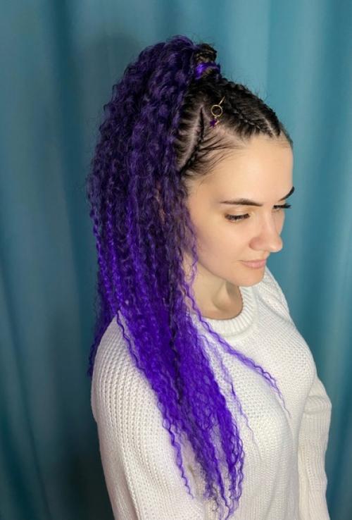 Кудрявый хвост легко вас выделит из толпы, а если он еще и цветной это просто. 02