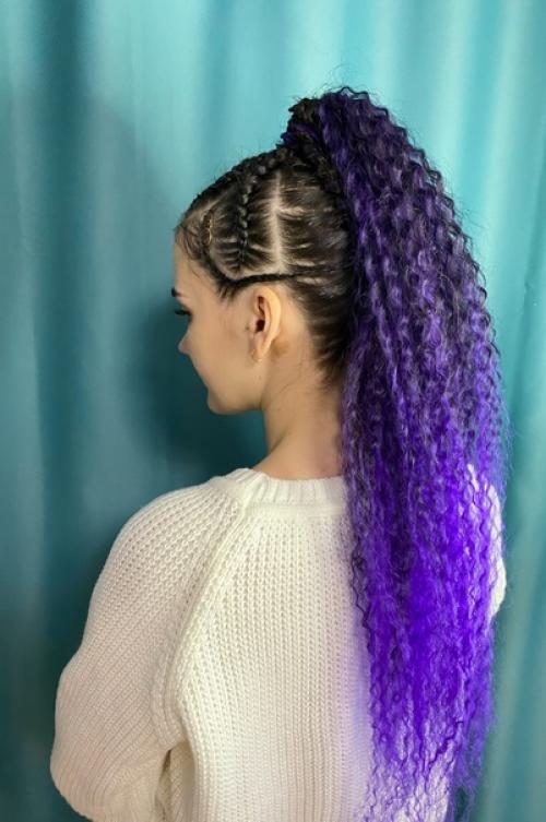 Кудрявый хвост легко вас выделит из толпы, а если он еще и цветной это просто. 03