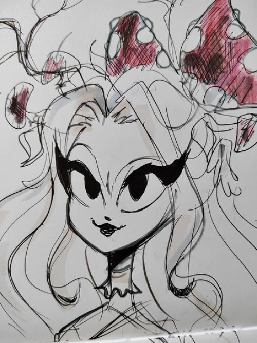 Немного быстрых зарисовок персонажей из скетчбука и альбома с: 02