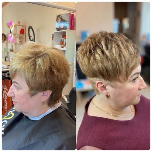 Стрижка Пикси для смелых, модных и стильных. 07