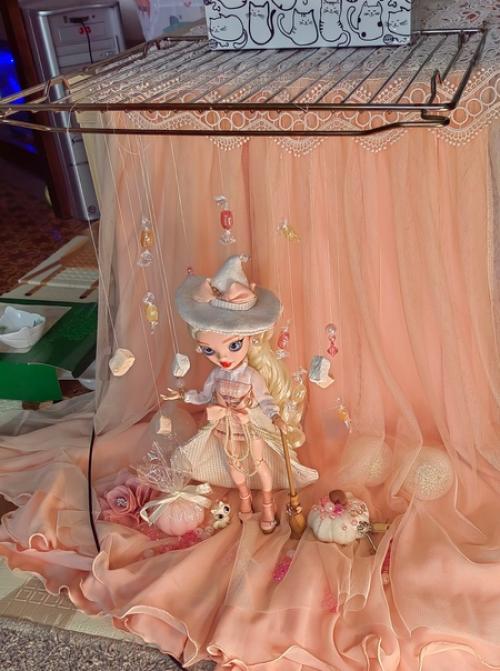 Итак, представляю краткий рецепт сладкого хеллоуинского фото, вдохновляемся розовой свечой - тыквой из фикс прайса. 07