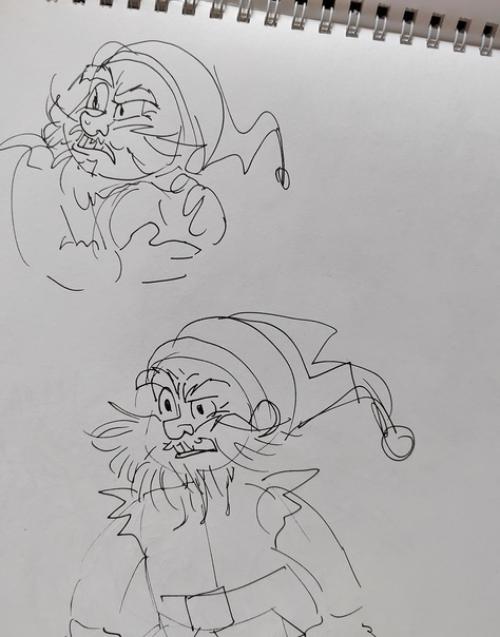 Немного быстрых зарисовок персонажей из скетчбука и альбома с: 03