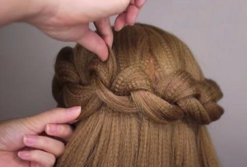 Урок создания шикарной вечерней прически? 08