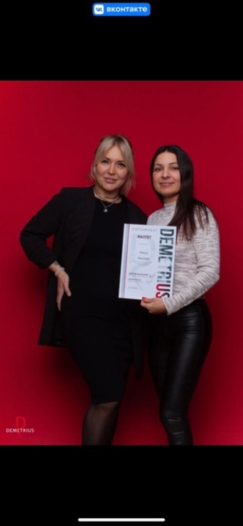 Освоила новую стрижку малет в школе Demetrius. 01