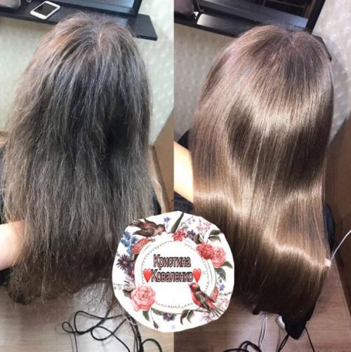 Предновогодняя акция?  Полировка волос+ питание маслом - 50 гривен? 05