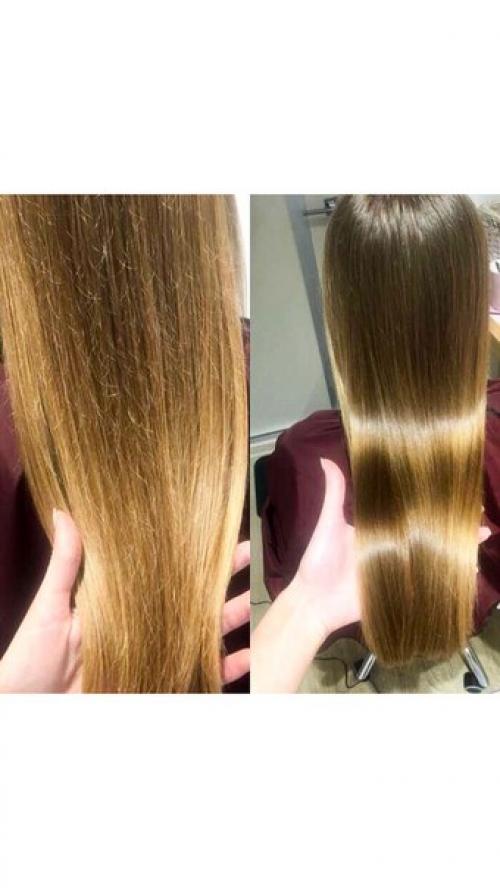 Предновогодняя акция?  Полировка волос+ питание маслом - 50 гривен? 03