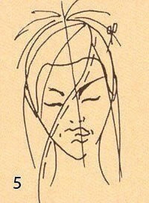 Схема женской стрижки Каскад? 05