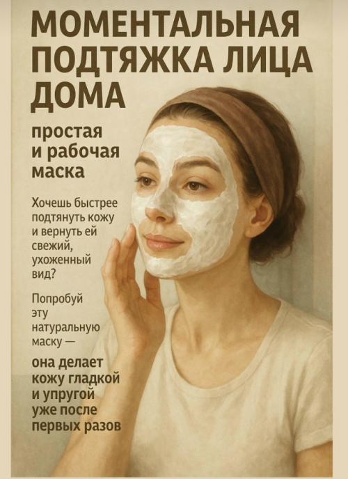 Хочешь, чтобы кожа выглядела свежей, подтянутой и ухоженной без салонных процедур? 
