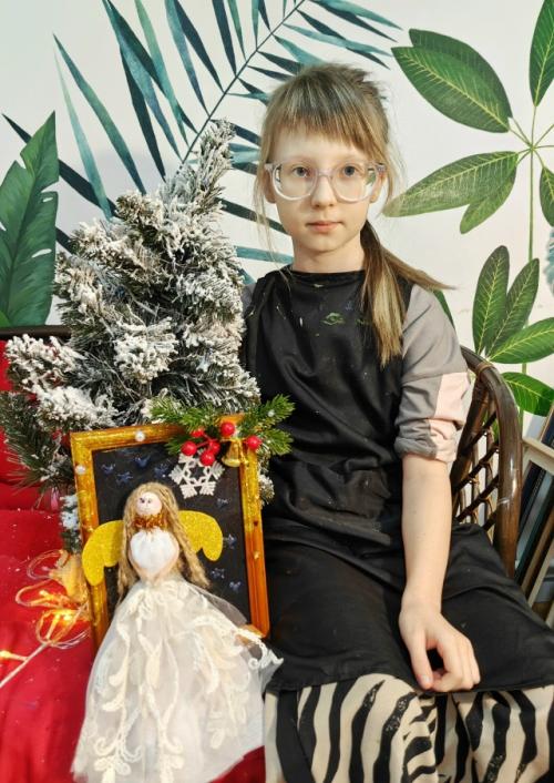 Наш фото - отчет с воскресного мк по созданию Ангела в фото - рамке. 05