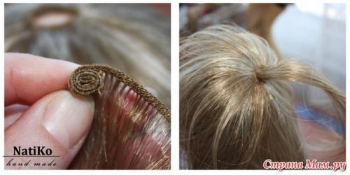 Волосы кукле из тресс. 03 Волосы кукле из тресс. 03